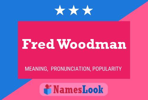 Fred Woodman Namensposter