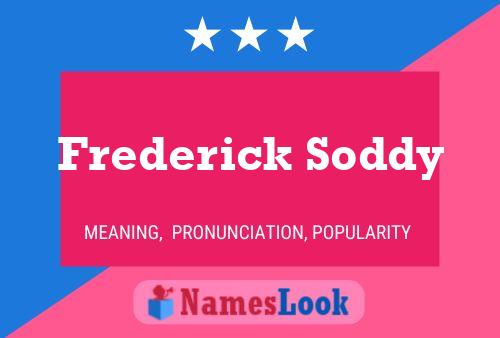 Frederick Soddy Namensposter