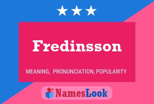 Fredinsson Namensposter