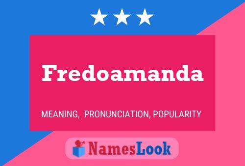 Fredoamanda Namensposter