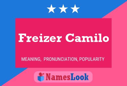 Freizer Camilo Namensposter