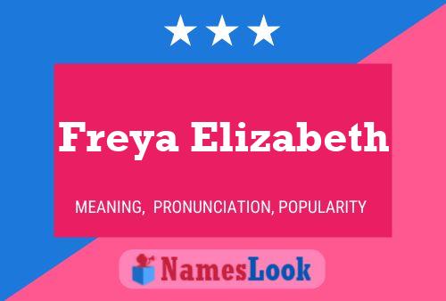 Freya Elizabeth Namensposter