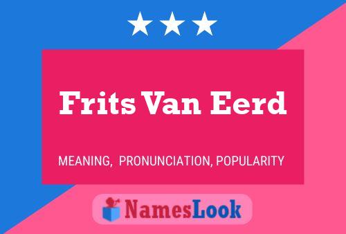 Frits Van Eerd Namensposter