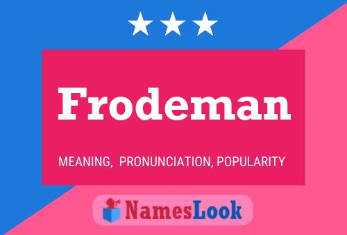 Frodeman Namensposter