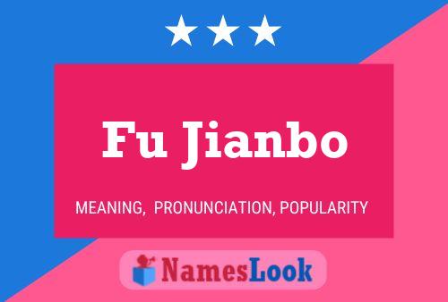 Fu Jianbo Namensposter