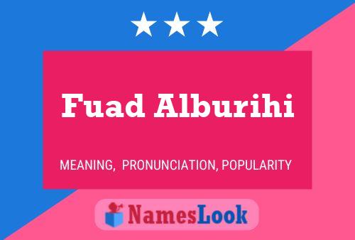 Fuad Alburihi Namensposter