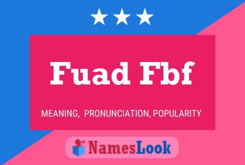 Fuad Fbf Namensposter