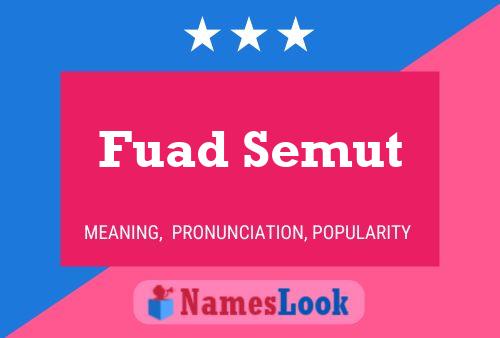 Fuad Semut Namensposter