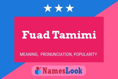 Fuad Tamimi Namensposter