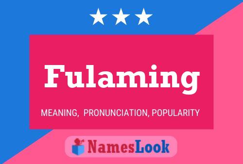 Fulaming Namensposter