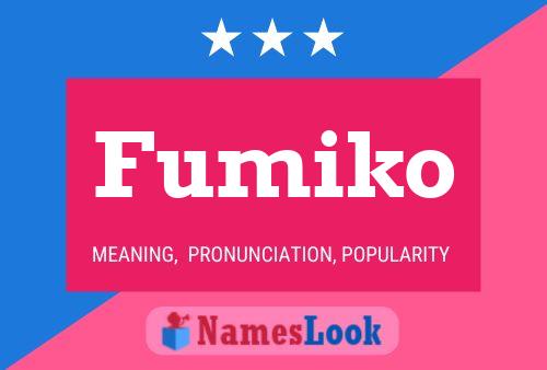 Fumiko Namensposter