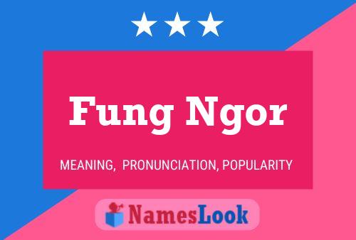 Fung Ngor Namensposter