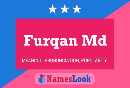 Furqan Md Namensposter