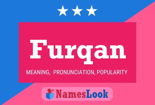 Furqan Namensposter