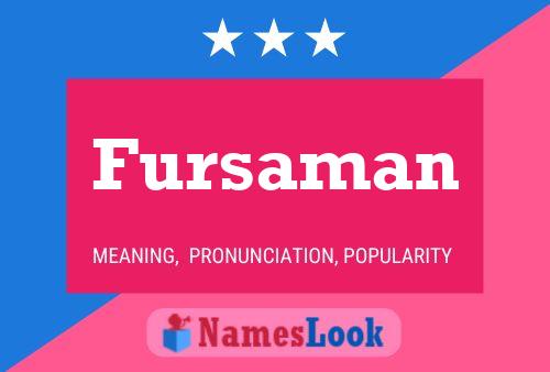 Fursaman Namensposter