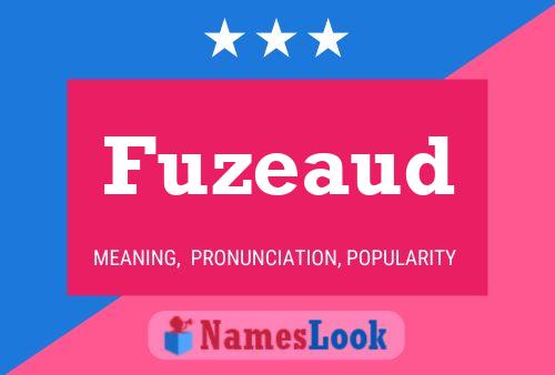 Fuzeaud Namensposter