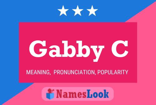 Gabby C Namensposter