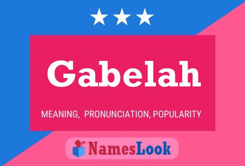 Gabelah Namensposter