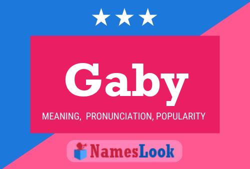 Gaby Namensposter