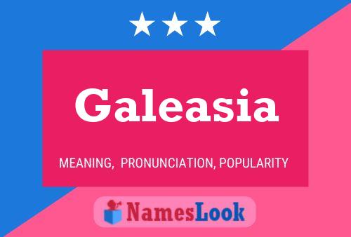 Galeasia Namensposter