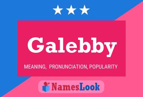 Galebby Namensposter