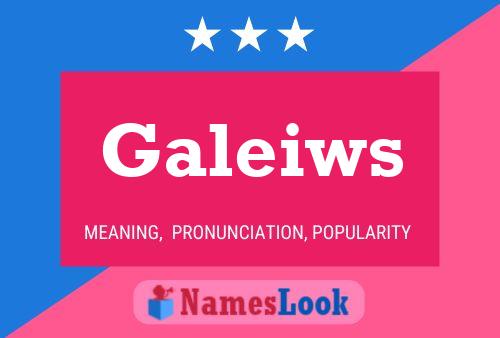 Galeiws Namensposter