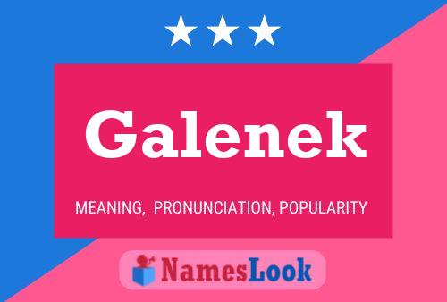 Galenek Namensposter