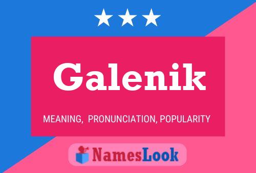 Galenik Namensposter