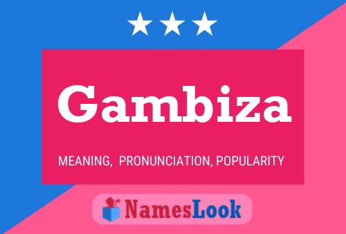 Gambiza Namensposter