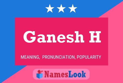 Ganesh H Namensposter