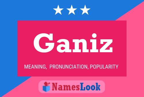 Ganiz Namensposter