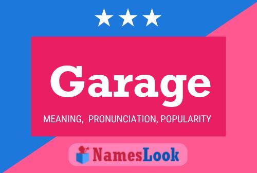 Garage Namensposter