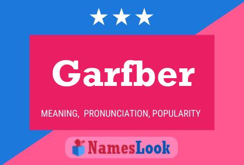 Garfber Namensposter