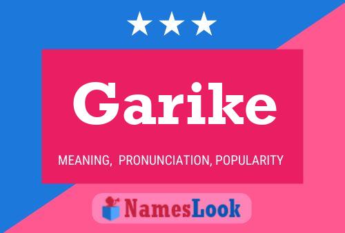 Garike Namensposter