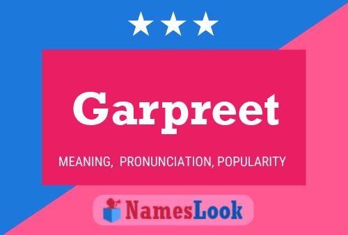 Garpreet Namensposter