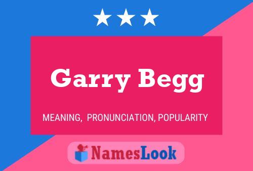 Garry Begg Namensposter