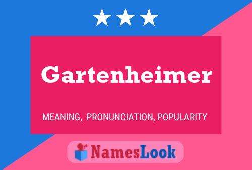 Gartenheimer Namensposter