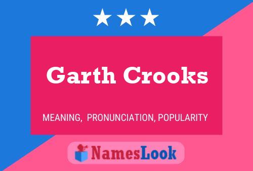 Garth Crooks Namensposter