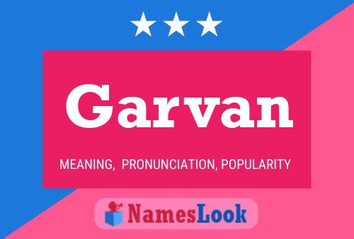 Garvan Namensposter