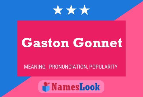 Gaston Gonnet Namensposter