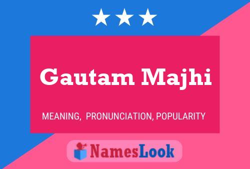 Gautam Majhi Namensposter