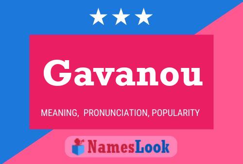 Gavanou Namensposter