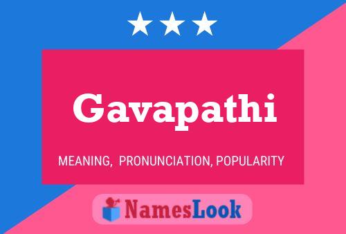 Gavapathi Namensposter