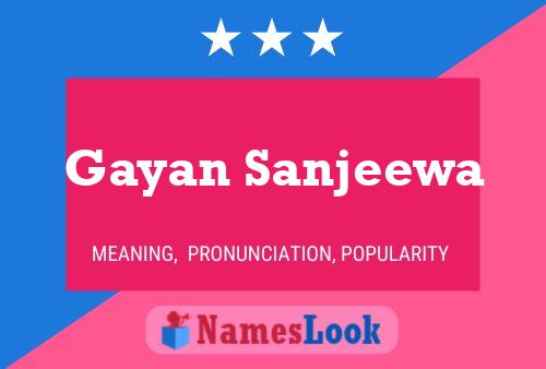 Gayan Sanjeewa Namensposter