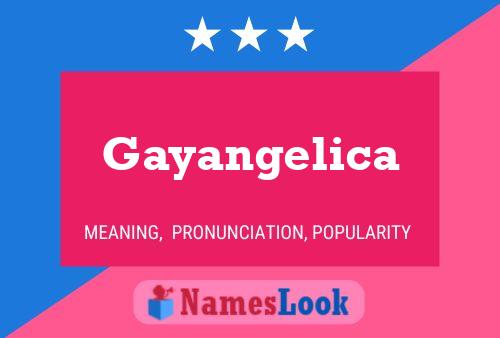 Gayangelica Namensposter