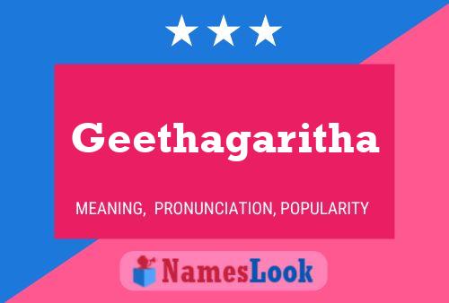 Geethagaritha Namensposter