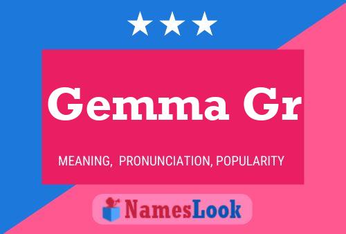 Gemma Gr Namensposter