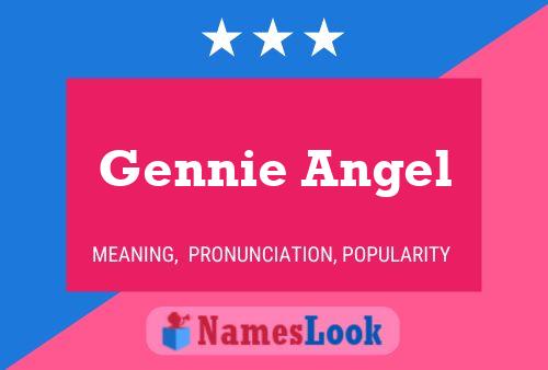 Gennie Angel Namensposter