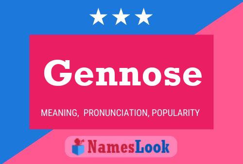 Gennose Namensposter