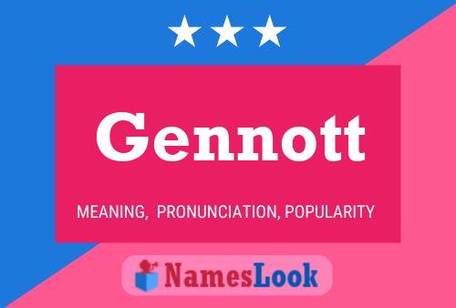 Gennott Namensposter